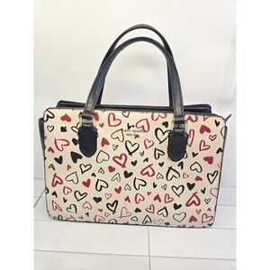 Kate Spade Laurel Way Reese Scribble Hearts Satchel